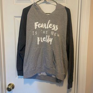 XL Fearless is the New Pretty Hoodie